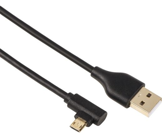 Hama USB 2.0 A / micro-B 90° 1m
