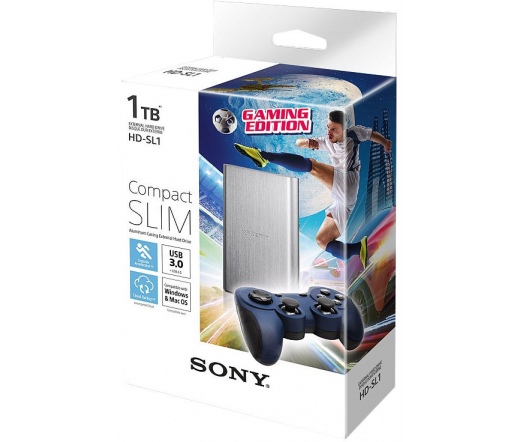 Sony HD-SL sorozat 1TB Gaming Edition ezüst