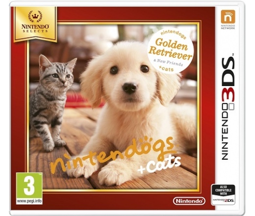 3DS Nintendogs+Cats-Golden Retr&New Friends Select