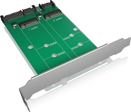 RaidSonic Icy Box 2x SATA / M.2 SATA PCI adapter