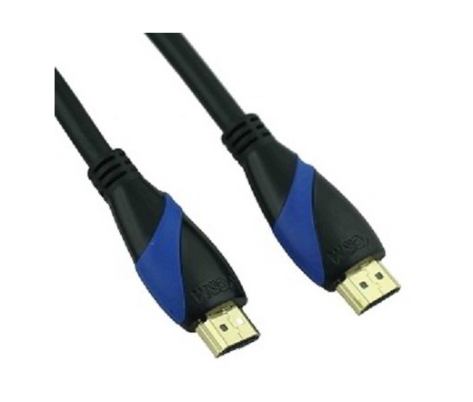 Vcom HDMI (Apa-Apa)  1.8m Fekete - Kék