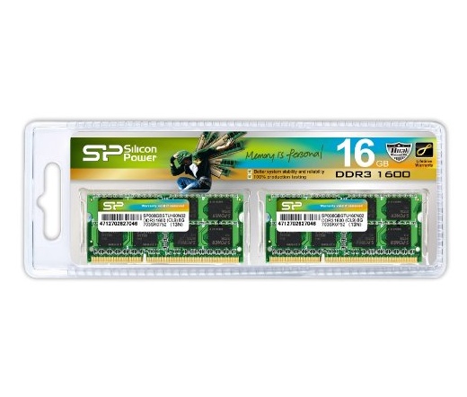 Silicon Power DDR3 PC12800 1600MHz 16GB Notebook