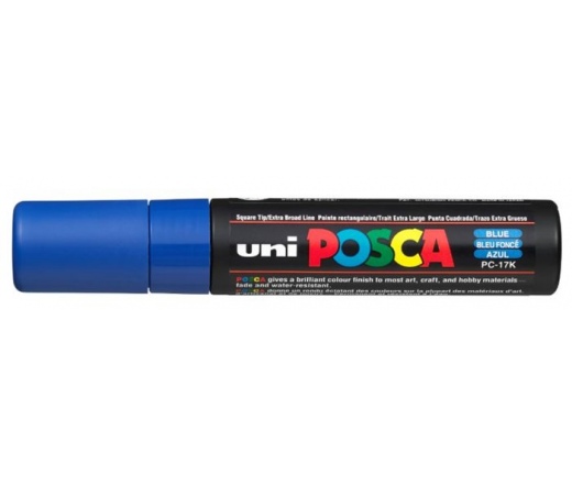 UNI "Posca" Dekormarker, 10-15 mm, kék