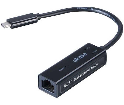 Akasa USB Type-C > Gigabit Ethernet