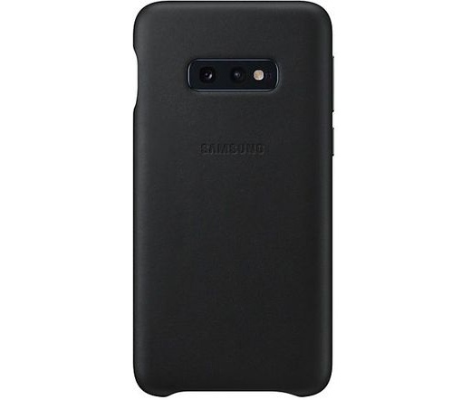 Samsung Galaxy S10e bőrtok fekete