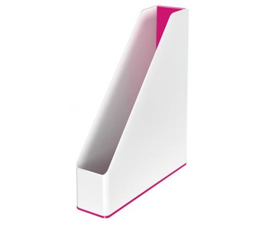 Leitz "Wow" Iratpapucs, műanyag, 73 mm rózsaszín