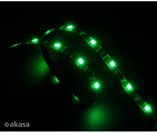 Akasa Vegas 15 db-os 60 cm-es LED csík zöld