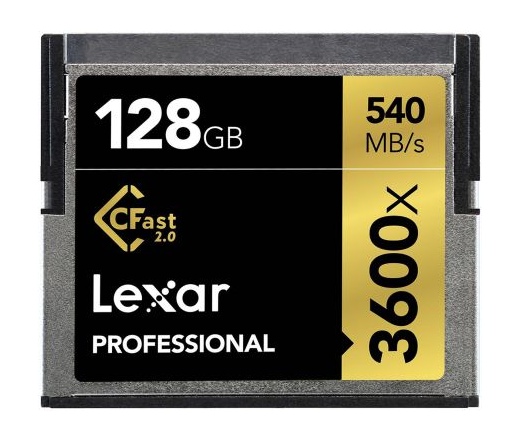 Lexar CFast Pro 128GB 3600x