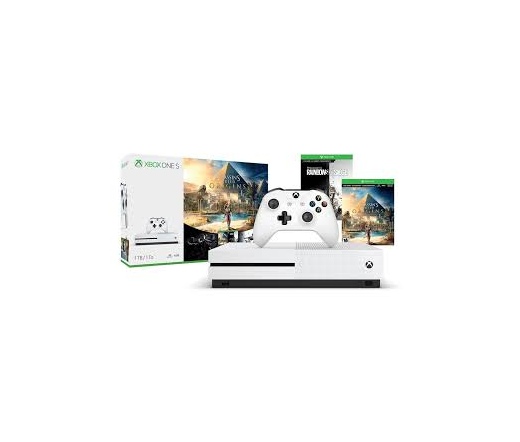 Microsoft Xbox One S 1TB + AC Origin + RS6 játékok