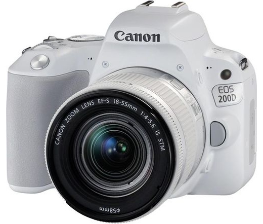Canon EOS 200D + EF-S 18-55mm f/4-5.6 IS STM fehér