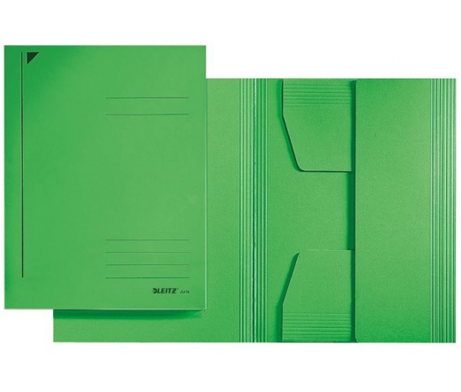 Leitz pólyás dosszié, karton, A4, zöld