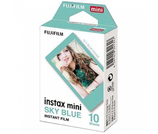 Fujifilm Instax Mini Glossy film égkék keret 10lap