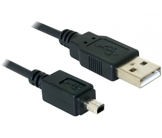 Delock kamera kábel USB-B mini 4 tűs - USB-A 1,5 m
