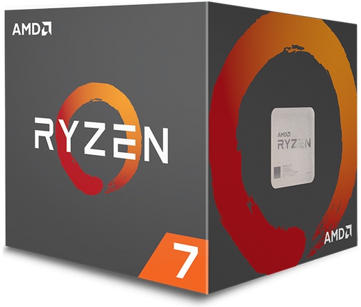AMD Ryzen 7 1700X dobozos, hűtő nélkül