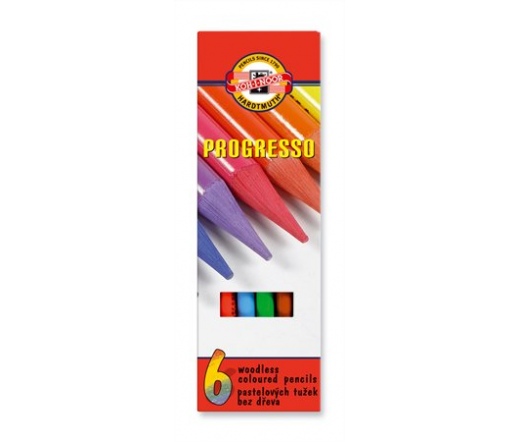 Koh-i-Noor Színes ceruza készlet, famentes, 6 szín