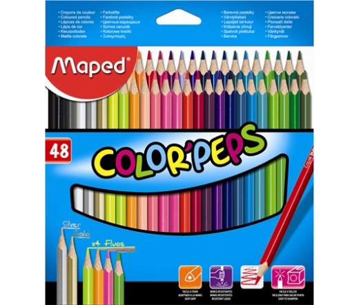 Maped Color Peps 48 színű ceruzakészlet