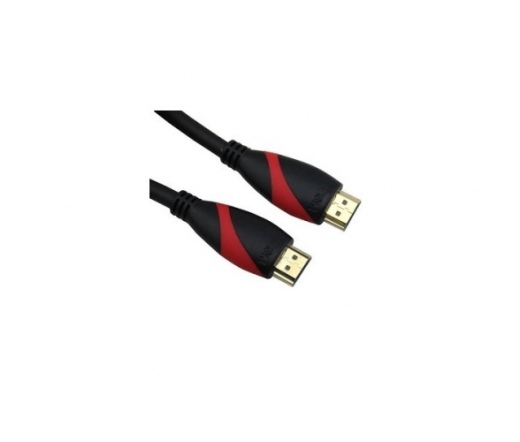 Vcom HDMI (Apa-Apa) 1m Piros - Fekete
