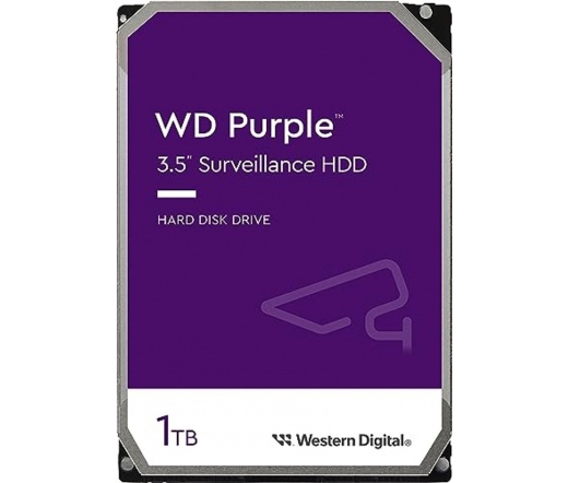 WD Purple 3,5" 5400 64MB Cache 1TB