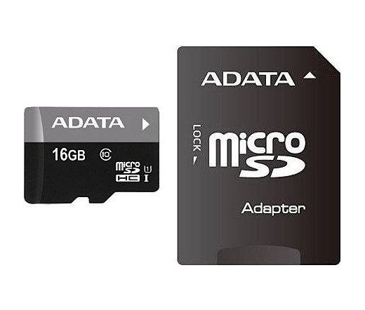 Adata Premier microSDHC CL10 16GB + adap.