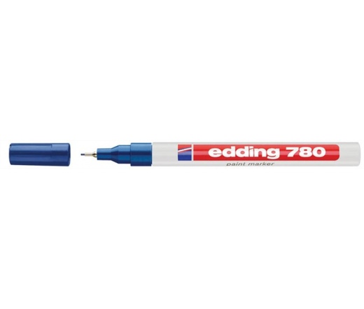 Edding Lakkmarker, 0,8 mm,  "780", kék