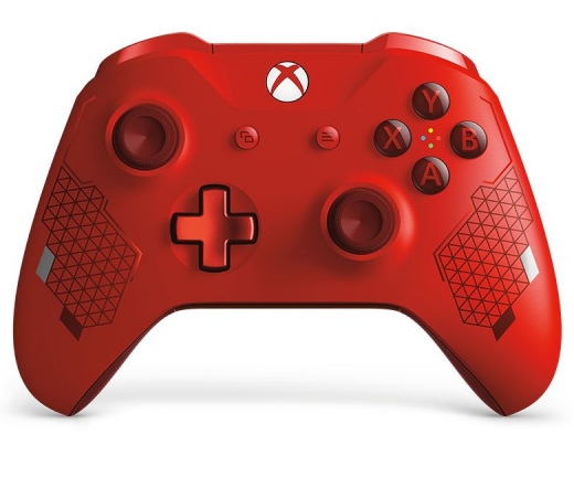 MS vez. nélk. Xbox kontroller Sport Red Spec. Ed.