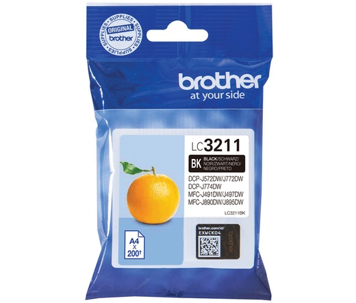 Brother LC3211BK fekete