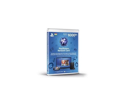 Sony Psn PlayStation Live Card 6000 Ft