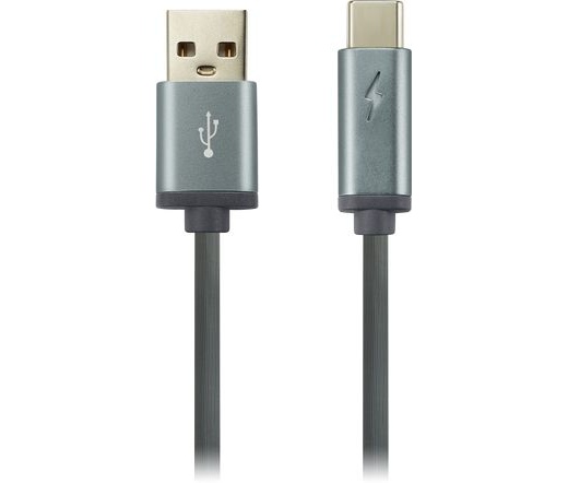Canyon USB 2.0 A / micro-B stílusos fém 1m szürke