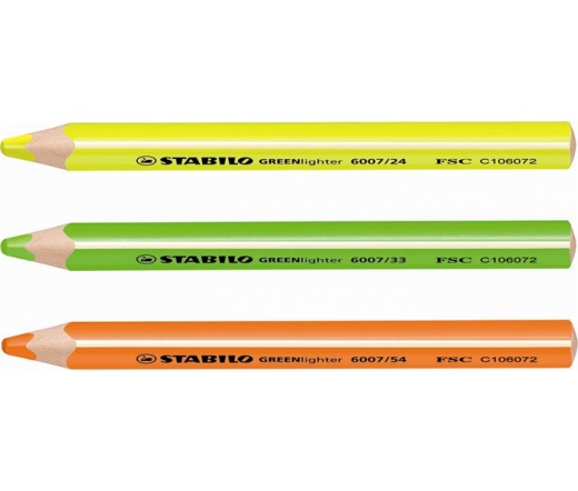 Stabilo Szövegkiemelő ceruza, 5,5 mm, sárga
