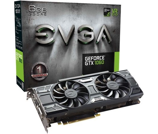 EVGA GeForce GTX 1060 GAMING ACX 3.0 LED