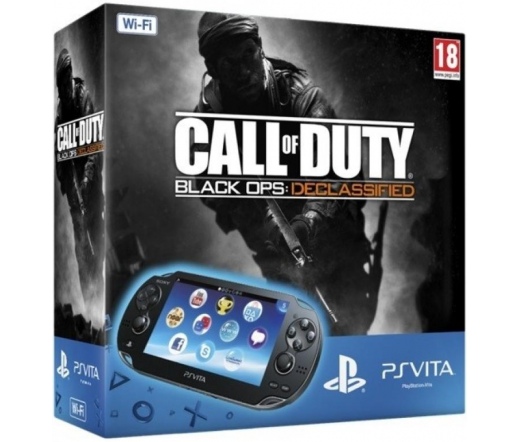 Sony PS Vita 3G/Wifi Fekete + 4GB + Call of Duty