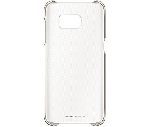 Samsung Galaxy S7 Edge Clear Cover tok arany