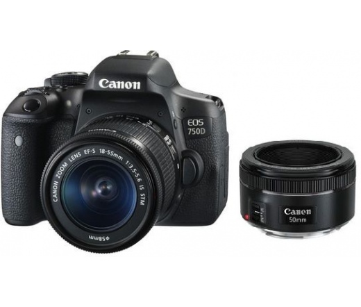Canon EOS 750D + 18-55mm + 50mm STM kit