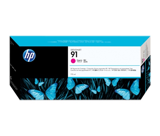 HP 91 775 ml-es bíbor pigmenttintapatron