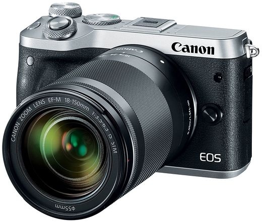 Canon EOS M6 + EF-M 18-150mm ezüst