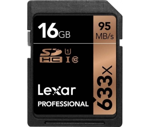 Lexar SDHC Professional 633x UHS-I 16GB