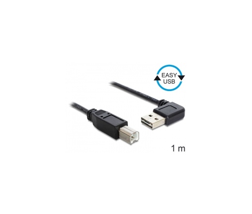 Delock EASY-USB 2.0-A apa (90°) > USB 2.0-B apa 1m