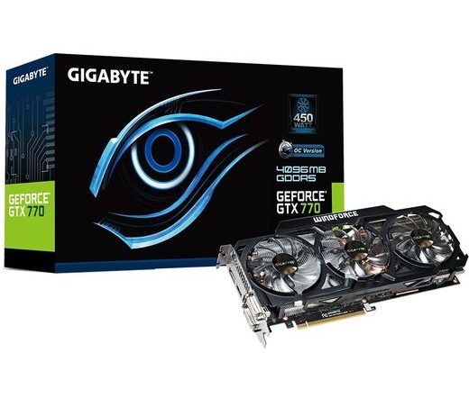 Gigabyte GeForce GTX 770 OC 4GB DDR5
