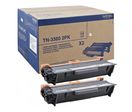Brother TN3380 Fekete Twin Pack