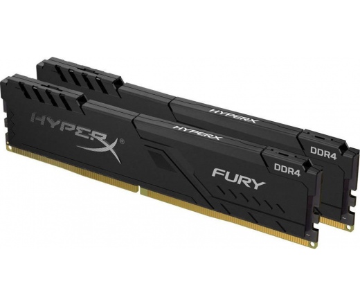 DDR4 16GB 2400MHz Kingston HyperX Fury Fekete kit2