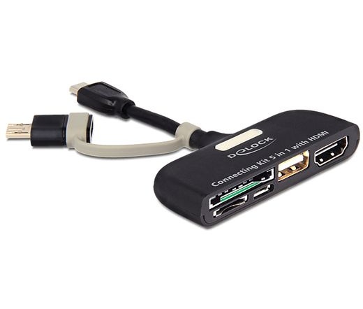 Delock OTG Connection Kit 5 in 1 with HDMI