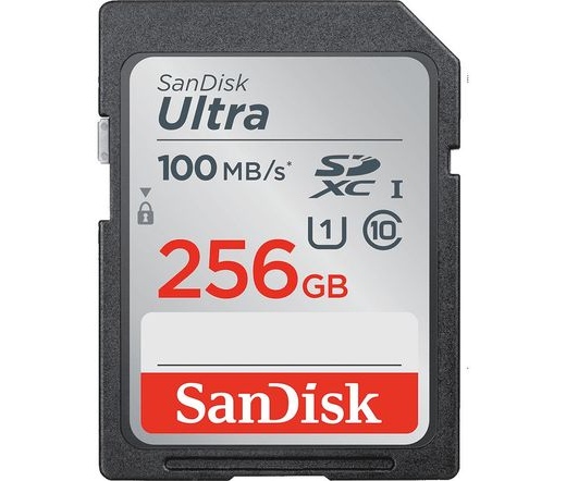 Sandisk Ultra SDXC UHS-I 100MB/s 256GB