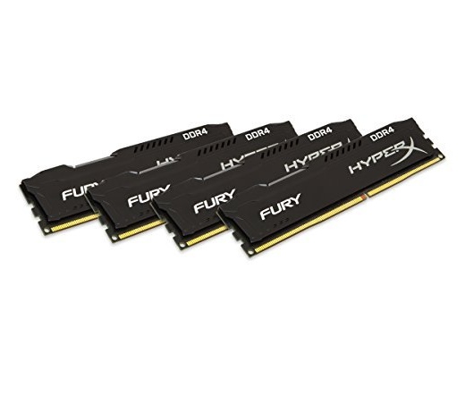 Kingston HyperX Fury Black DDR4 2133MHZ 16GB KIT4