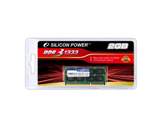 Silicon Power DDR3 PC10600 1333MHZ 4GB notebook
