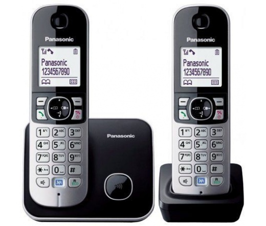 Panasonic KX-TG6812PDB DECT Duo telefon ezüst