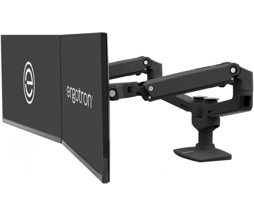 ERGOTRON LX Desk Dual Direct Arm (matte black)
