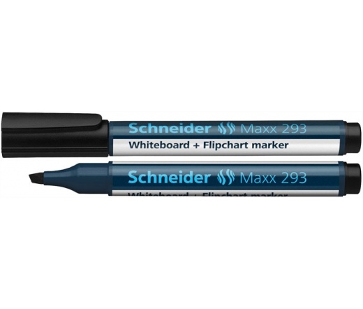 Schneider Tábla- és flipchart marker, fekete