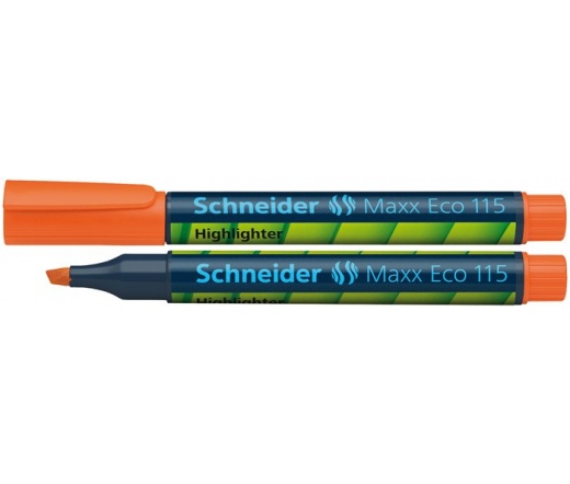 Schneider Szövegkiemelő, 1-5 mm, narancssárga
