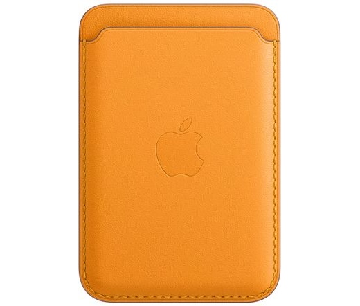 Apple MagSafe-rögzítésű iPhone bőrtárca sárga