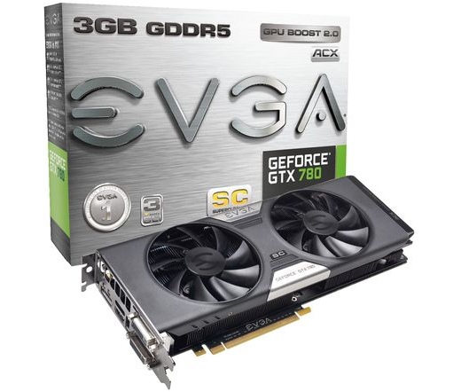 EVGA GeForce GTX 780 SC ACX hűtéssel